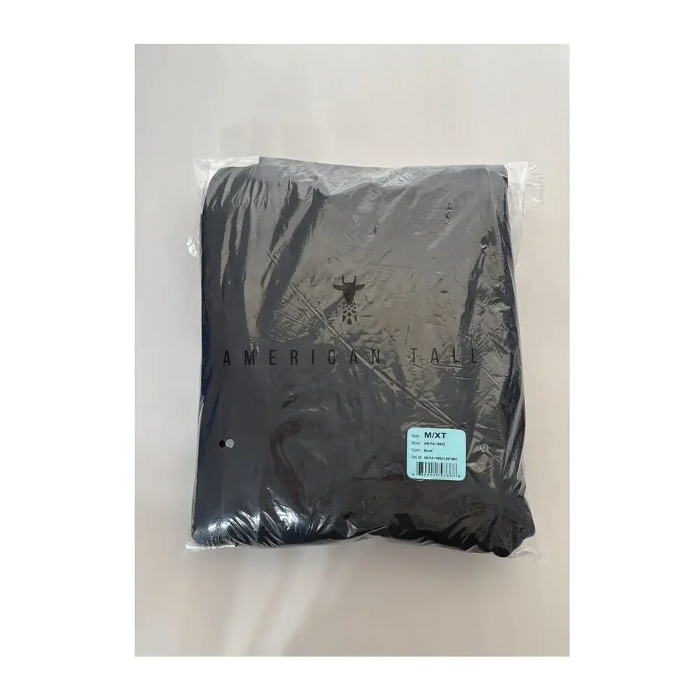 American Tall Wearever 2.0 Fleece Straight Leg Sweatpants Black Mens Medium XT